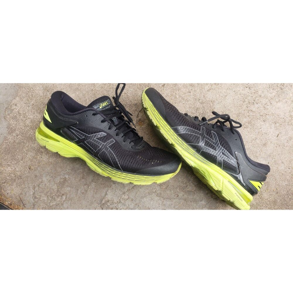 Asics Mens Gel Kayano 25 Size 12.5 Black Running Shoes Sneakers 101A019